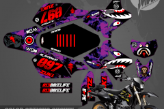 DRZ400SM SERIES MOTOCROSS GRAPHICS ATV MX GRAPHICS PRIMAL X MOTORSPORTS PRIMAL GFX APE