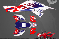 HONDA 400EX MOTOCROSS GRAPHICS ATV MX GRAPHICS PRIMAL X MOTORSPORTS PRIMAL GFX CO BIKELIFE - Copy