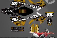 HONDA CRF450X PRIMAL X MOTORSPORTS CUSTOM MOTOCROSS GRAPHICS MX GRAPHICS STRIKER