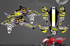 HONDA TRX450R  MOTOCROSS GRAPHICS ATV MX GRAPHICS PRIMAL X MOTORSPORTS PRIMAL GFX BIKELIFE