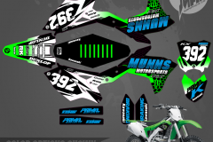 KAWASAKI KX250F  CUSTOM MOTOCROSS GRAPHICS ATV MX GRAPHICS PRIMAL X MOTORSPORTS REV