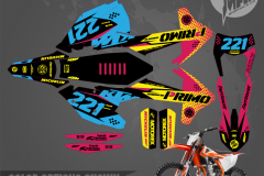 KTM SX 250 450 500 EXC MOTOCROSS GRAPHICS ATV MX GRAPHICS PRIMAL X MOTORSPORTS PRIMAL GFX CO BIKELIFE