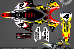 SUZUKI RM250 RICKY MAKITA  RM125 RM250 RMZ250 2019 2020 MOTOCROSS GRAPHICS ATV MX GRAPHICS PRIMAL X MOTORSPORTS PRIMAL GFX BIKELIFE - Copy (2)
