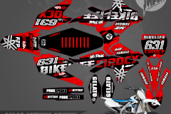 YAMAH YZ450F BIKE LIFE CIROCY SERIES MOTOCROSS GRAPHICS ATV MX GRAPHICS PRIMAL X MOTORSPORTS PRIMAL GFX CO BIKELIFE