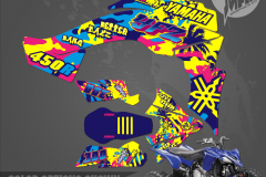YAMAHA YFZ450 ATV CAMO SERIES MOTOCROSS GRAPHICS ATV MX GRAPHICS PRIMAL X MOTORSPORTS PRIMAL GFX CO BIKELIFE
