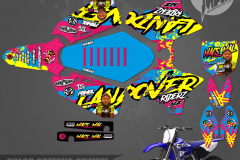YAMAHA YZ125 YZ250 DCBIKELIFE  MACS MAL PRIMAL X MOTORSPORTS CUSTOM MOTOCROSS GRAPHICS MX GRAPHICS