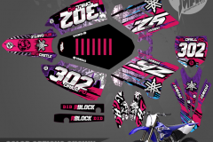 YAMAHA YZ125 YZ250 STREETSTYLE MOTOCROSS GRAPHICS ATV MX GRAPHICS PRIMAL X MOTORSPORTS PRIMAL GFX CO BIKELIFE