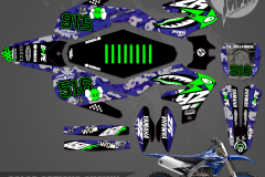 YAMAHA YZ125 YZ250 YZ450F YZ250F YZ450FX PRIMAL X MOTORSPORTS CUSTOM MOTOCROSS GRAPHICS MX GRAPHICS APE SERIES 2