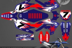 YAMAHA YZ125 YZ250 YZ450F YZ250F YZ450FX PRIMAL X MOTORSPORTS CUSTOM MOTOCROSS GRAPHICS MX GRAPHICS ION SERIES