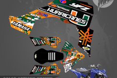 YFZ450R MIAMI ATV GRAPHICS MOTOCROSS GRAPHICS ATV MX GRAPHICS PRIMAL X MOTORSPORTS PRIMAL GFX CO BIKELIFE