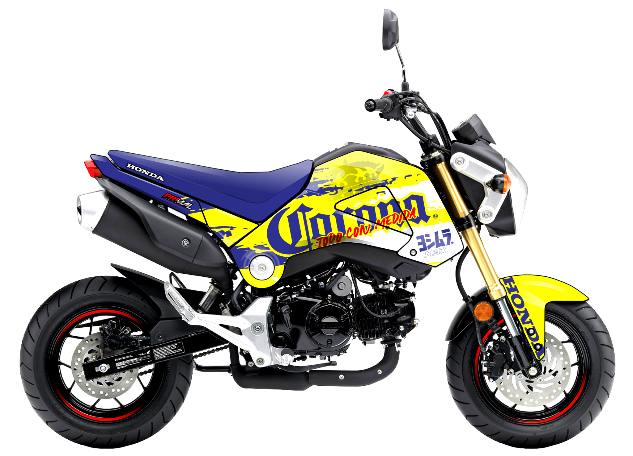 HONDA GROM Cool Summer Series Graphics Kit PRIMAL GFX CO SIGNS